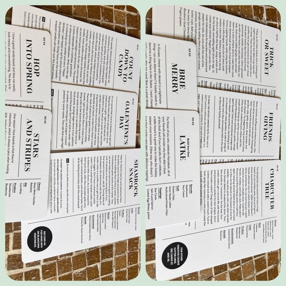 The Cheese Board Deck Recipe Cards 50 Fantastic and Exciting Dishes Meg Quinn - Picture 13 of 16